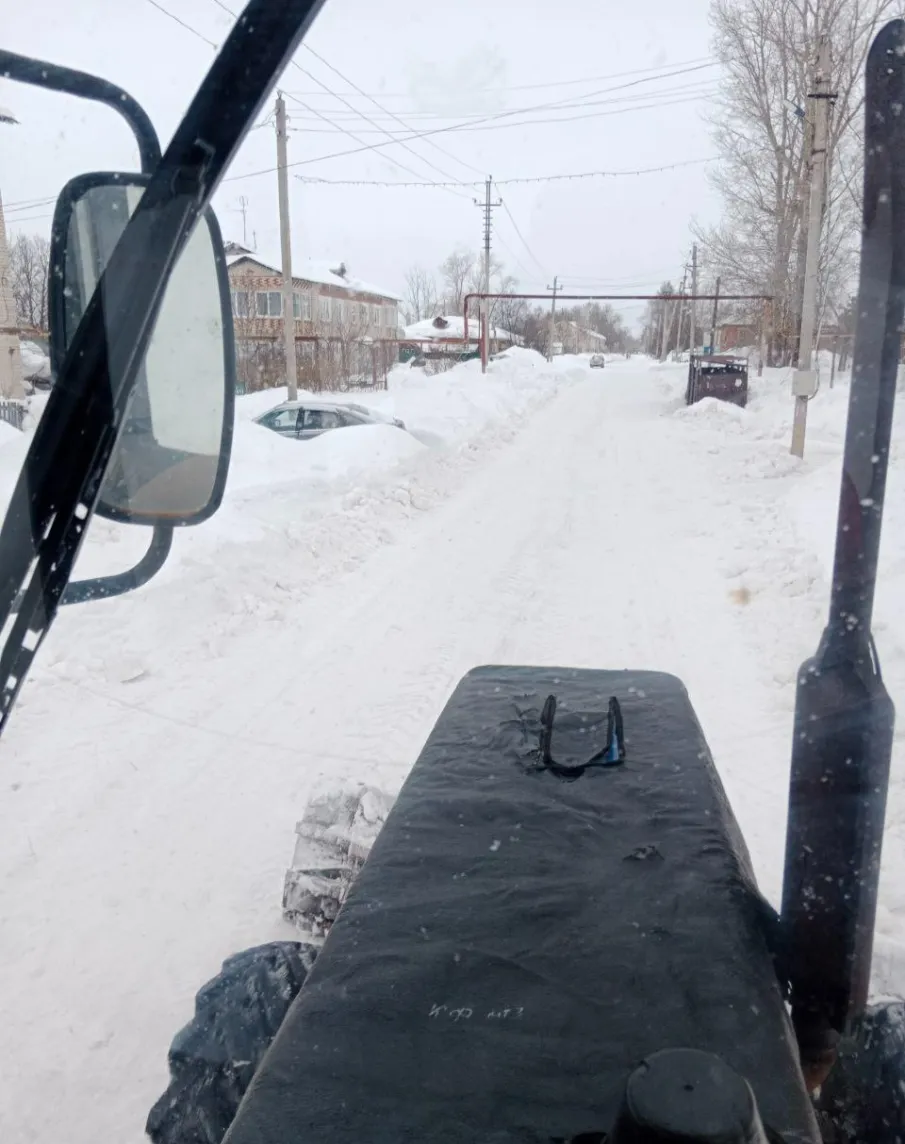 Расчистка дорог в населенных пунктах