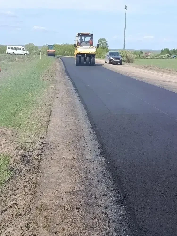 НА ТРАССЕ «ВАД – НОВЫЙ МИР» ЗАВЕРШЕН РЕМОНТ ДОРОГИ