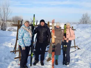 Дубенский территориальный отдел принял участие в открытии лыжной базы в селе Вад