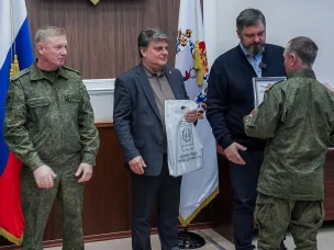 Резервистам «БАРС-НН» присвоили очередные воинские звания и вручили почетные награды