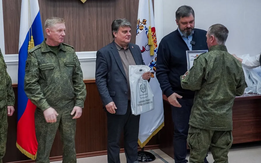 Резервистам «БАРС-НН» присвоили очередные воинские звания и вручили почетные награды