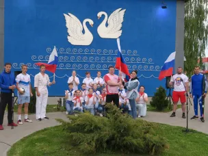 «ЭСТАФЕТА ФЛАГА РОССИИ» ПРОШЛА НА ВАДУ