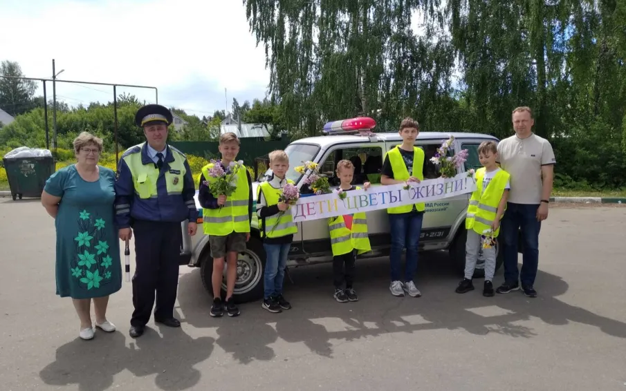 На Ваду дорожные полицейские провели акцию по профилактике детского дорожно-транспортного травматизма
