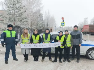 Перевозские госавтоинспекторы провели акцию безопасности «С СИМ - безопасно колесим»
