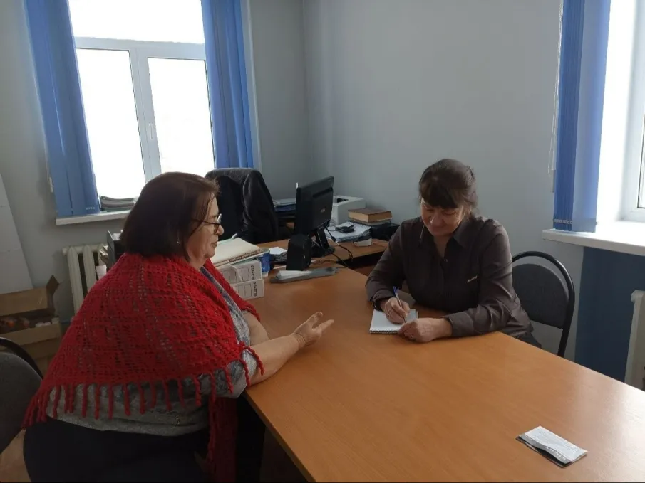 Личный приём депутат Совета депутатов Вадского муниципального округа Соболевой Л.В.