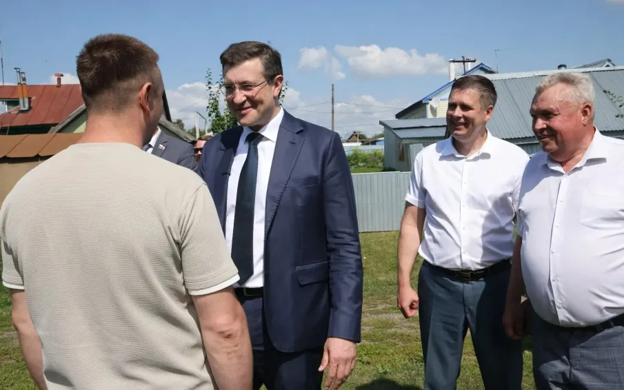 Глеб Никитин встретился с семьей участника СВО – жителя Большемурашкинского округа