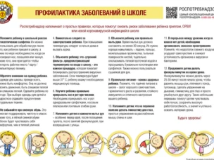 Профилактика заболеваний в школе