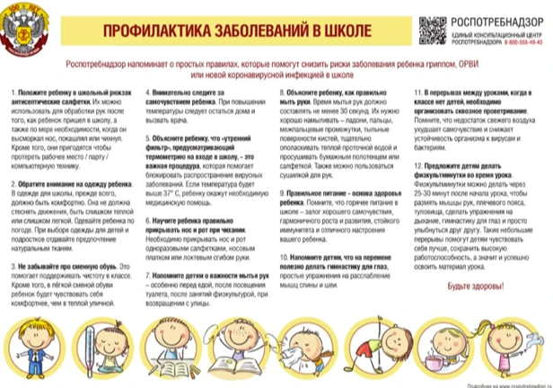 Профилактика заболеваний в школе