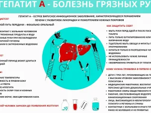 ГЕПАТИТ А - БОЛЕЗНЬ ГРЯЗНЫХ РУК