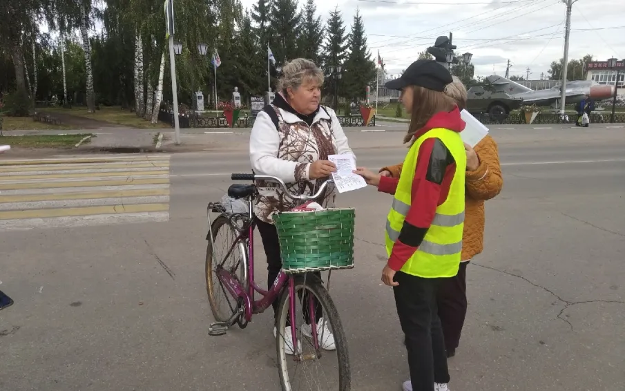 На Ваду Юидовцы призвали велосипедистов соблюдать ПДД