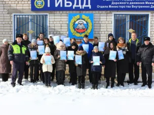 Перевозские Госавтоинспекторы поздравили своих помощников с 50-летием образования ЮИД