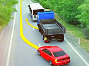 Обгон – опасный и рискованный маневр!
