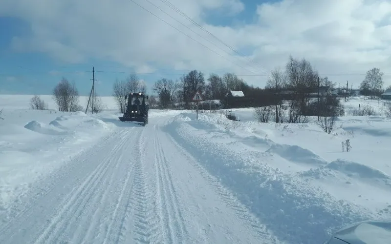 Расчистка дорог от снега