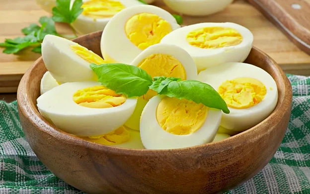 Продукты для иммунитета: яйца.