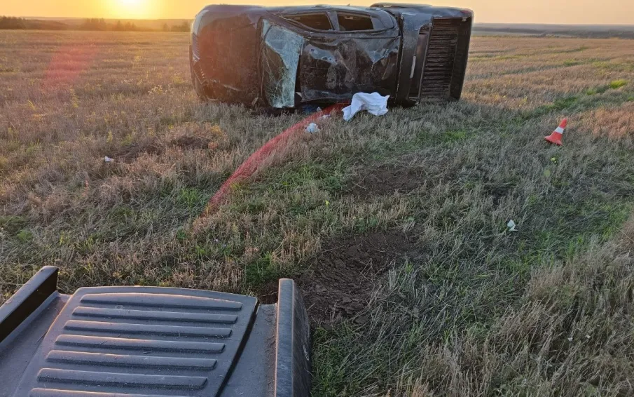 В Вадском округе в результате опрокидывания автомобиля погиб водитель