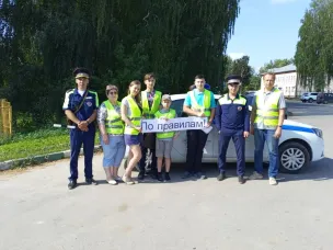 На Ваду сотрудники ГИБДД провели акцию «По правилам!»