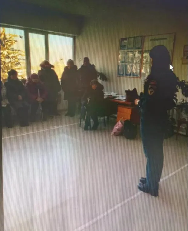 Профилактическая беседа с пенсионерами.