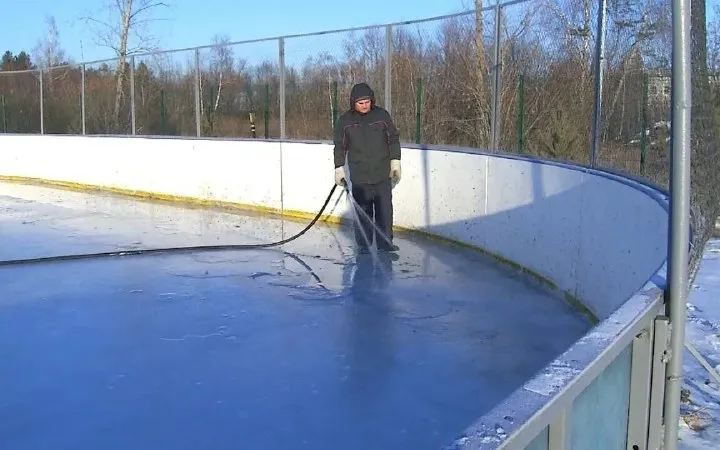 Заливка катка