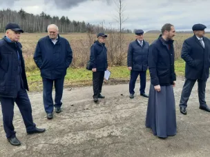 Посещение объекта природного комплекса местного значения с.Вад «Святые ключи» для проверки хода завершения ремонтных работ по контракту