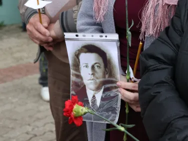 Захоронение останков солдата в Арзамасе
