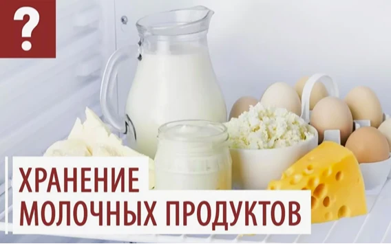 Хранение молочных продуктов