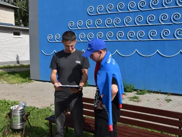 Участию Волонтеров  в обсуждении общественной территории Зона отдыха плотина озера Вадское с.Вад на 2024 год