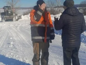 Расчистка муниципальных дорог от снега