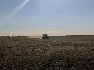 Подкормка озимых и боронование зяби!