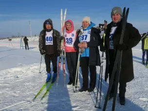 Команда Стрельского ТО ыступила на биатлонных соревнованиях в честь открытия лыжной базы в селе Вад