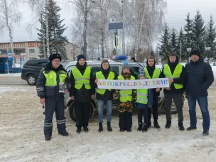 Перевозские Госавтоинспекторы провели профилактическую акцию «Безопасное место – с ремнем и автокреслом»