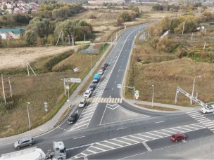 В Нижнем Новгороде готовность второго этапа реконструкции подъезда к деревне Анкудиновка достигла 40%
