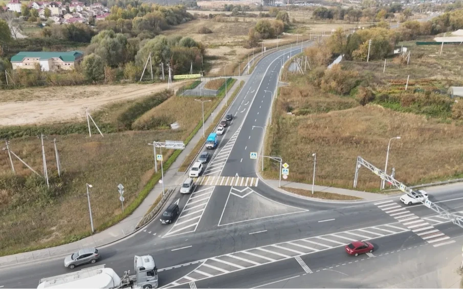 В Нижнем Новгороде готовность второго этапа реконструкции подъезда к деревне Анкудиновка достигла 40%
