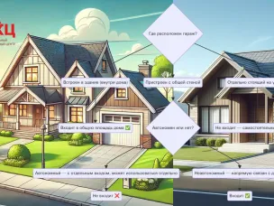 Включается ли площадь гаража в площадь жилого дома?