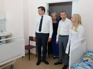 Глеб Никитин посетил Большемурашкинскую ЦРБ, которая вошла в состав межрайонного медцентра «Рождественский»