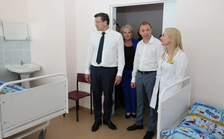Глеб Никитин посетил Большемурашкинскую ЦРБ, которая вошла в состав межрайонного медцентра «Рождественский»