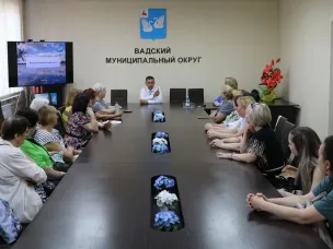 Делегация ветеранов Законодательного Cобрания Нижегородской области